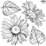 Sunflower Decor Stamps
