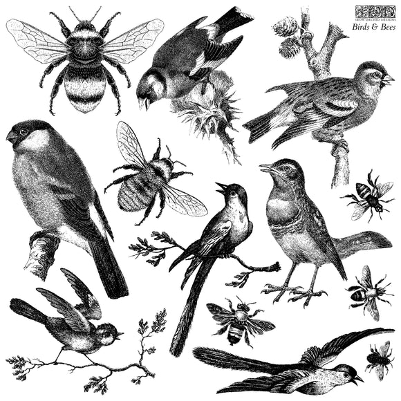 Birds & Bees Decor Stamps