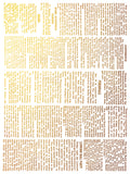 Emporium IOD Foil Transfer 12"x16" Pad - 8 Sheets