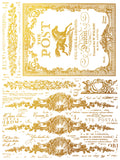 Etiquettes IOD Foil Transfer 12"x16" Pad - 4 Sheets