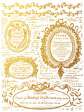 Etiquettes IOD Foil Transfer 12"x16" Pad - 4 Sheets