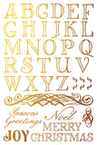 2025 Figgy & Flourish 8"x12" IOD Gilded Transfer Pad - 2025 HOLIDAY RELEASE
