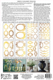 Petits Ornements IOD Foil Transfer 12"x16" Pad - 8 Sheets