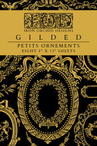 Petits Ornements IOD Foil Transfer 12"x16" Pad - 8 Sheets