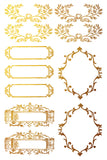 Petits Ornements IOD Foil Transfer 12"x16" Pad - 8 Sheets