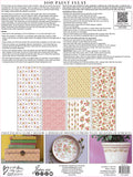 Ditsy Blooms IOD Paint Inlay 12"x16" Pad - 8 Sheets