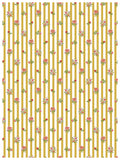Ditsy Blooms IOD Paint Inlay 12"x16" Pad - 8 Sheets