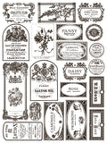 Floriography IOD Paint Inlay 12"x16" Pad - 8 Sheets