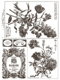 Floriography IOD Paint Inlay 12"x16" Pad - 8 Sheets