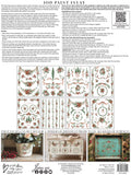 2025 La Folie IOD Paint Inlay 12"x16" Pad - 8 Sheets - 2025 HOLIDAY RELEASE