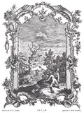 La Chasse IOD Paint Inlay 12"x16" Pad - 8 Sheets