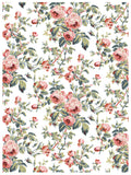 Lattice Rose IOD Paint Inlay 12"x16" Pad - 8 Sheets