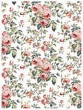 Lattice Rose IOD Paint Inlay 12"x16" Pad - 8 Sheets