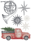 Noel IOD Paint Inlay 12"x16" Pad - 8 Sheets