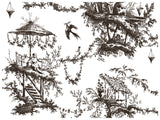 Petits Parasols IOD Paint Inlay 12"x16" Pad - 8 Sheets