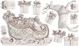 Santa's Sleigh 6"x10" IOD Mould - LIMITED EDITION