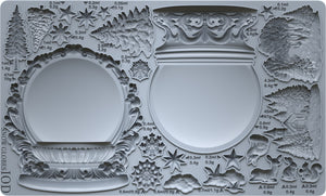 2025 Snow Globes 2 6"x10" IOD Mould - 2025 HOLIDAY RELEASE
