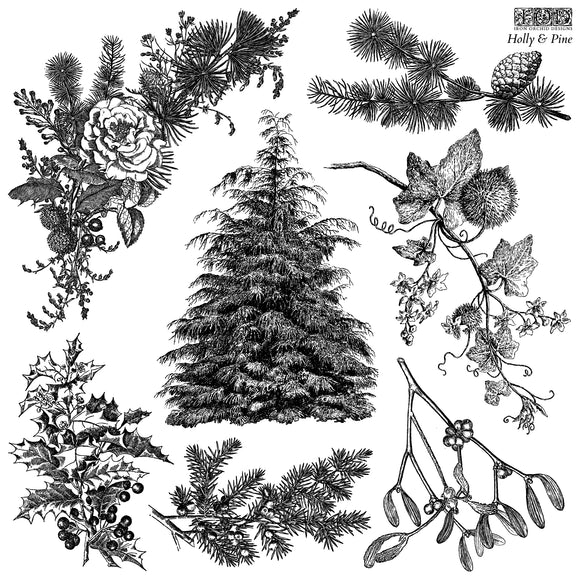 2025 Holly & Pine Stamp Set (12