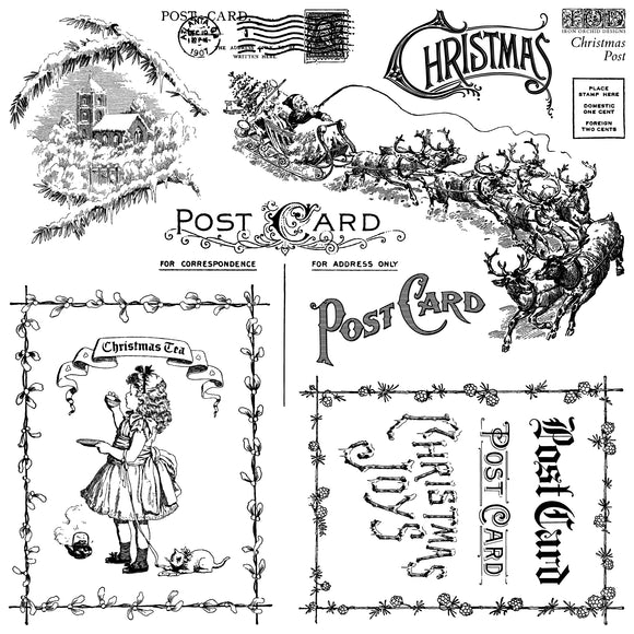 2025 Christmas Post Stamp Set (12