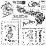 2025 Christmas Post Stamp Set (12"x12" Pack) - 2025 HOLIDAY RELEASE