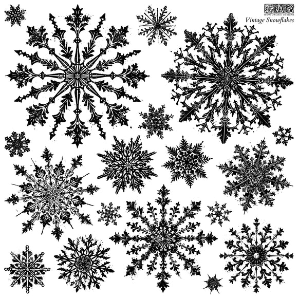 Vintage Snowflakes Stamp Set (12