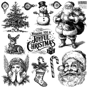 2025 Christmas Wishes Stamp Set (12"x12" Pack) - 2025 HOLIDAY RELEASE