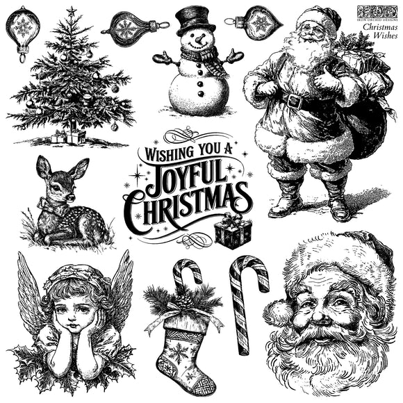 2025 Christmas Wishes Stamp Set (12
