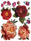Collage De Fleurs Transfer