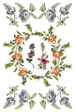 Fairytale Florals 8x12 IOD Transfer Pad