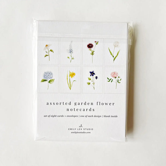 Assorted Garden Flower Notecards