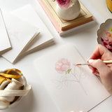 Garden Flower Paintable Cards
