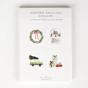Christmas Cheer Paintable Cards