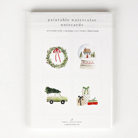 Christmas Cheer Paintable Cards