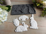 Les Lapins 6"x10" IOD Mould
