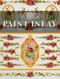Petite Fleur Red IOD Paint Inlay 12"x16" Pad - 4 Sheets