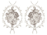 Trompe L'oeil Laurel IOD Paint Inlay 12"x16" Pad - 4 Sheets
