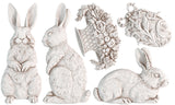 Les Lapins 6"x10" IOD Mould