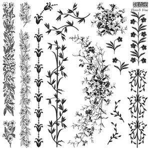 Flora & Vine Stamp Set (12"x12" Pack)