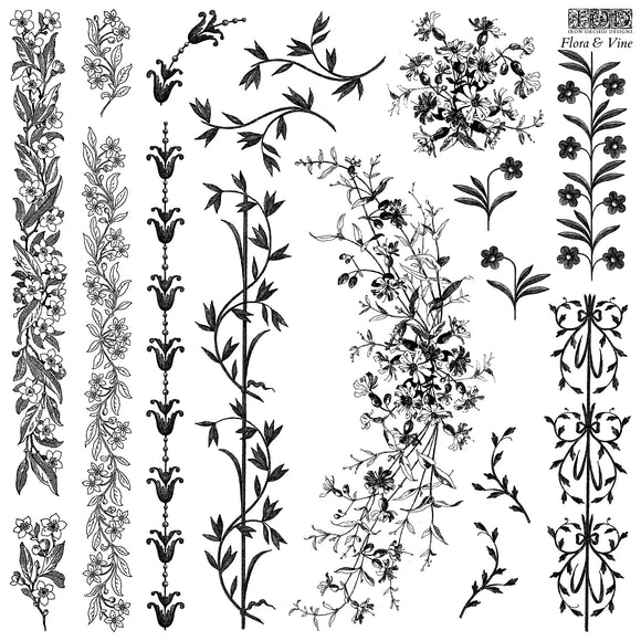 Flora & Vine Stamp Set (12