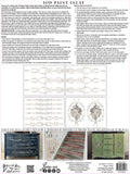Trompe L'oeil Laurel IOD Paint Inlay 12"x16" Pad - 4 Sheets