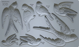 Birdsong 6"x10" IOD Mould