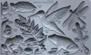 Dewdrop Pond 6"x10" IOD Mould