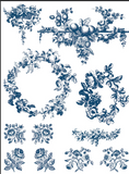Delft Traditions Azure IOD Paint Inlay 12"x16" Pad - 8 Sheets