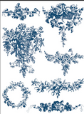 Delft Traditions Azure IOD Paint Inlay 12"x16" Pad - 8 Sheets
