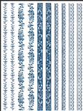 Delft Traditions Azure IOD Paint Inlay 12"x16" Pad - 8 Sheets