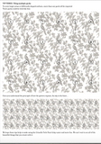 Grisaille Toile IOD Paint Inlay 12"x16" Pad - 8 Sheets