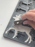 Santa's Sleigh 6"x10" IOD Mould - LIMITED EDITION