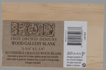 Reversible Cradled Wood Gallery Blank 3.5