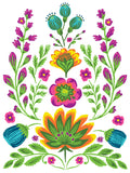 Vida Flora IOD Paint Inlay 12"x16" Pad - 8 Sheets
