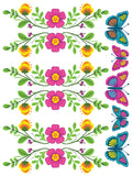Vida Flora IOD Paint Inlay 12"x16" Pad - 8 Sheets